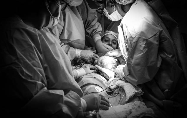 Fotografia de Parto de Nascimento Manuela