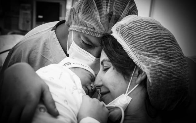 Fotografia de Parto de Nascimento Henry