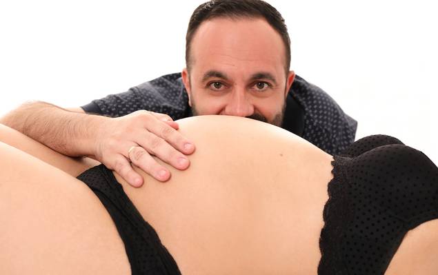 Gestante de A doce espera de Mateus