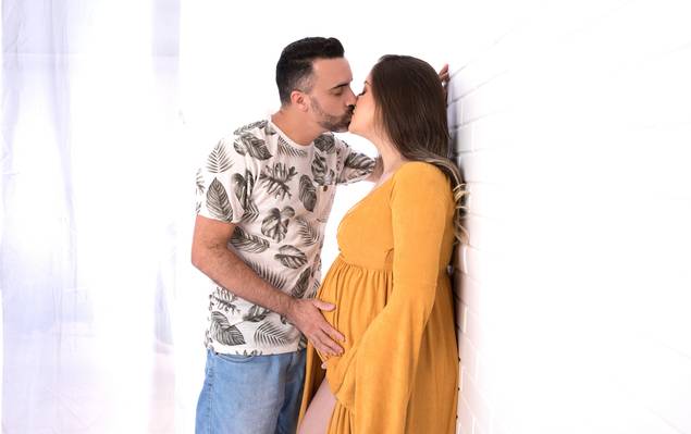 Gestante de A doce espera de Miguel