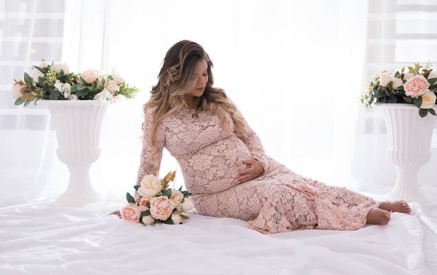 Gestante de À doce espera de Maria Luiza