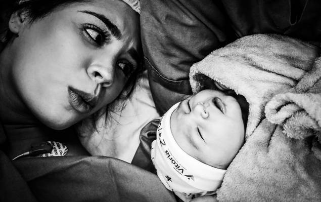 Fotografia de Parto de Nascimento Gabriel