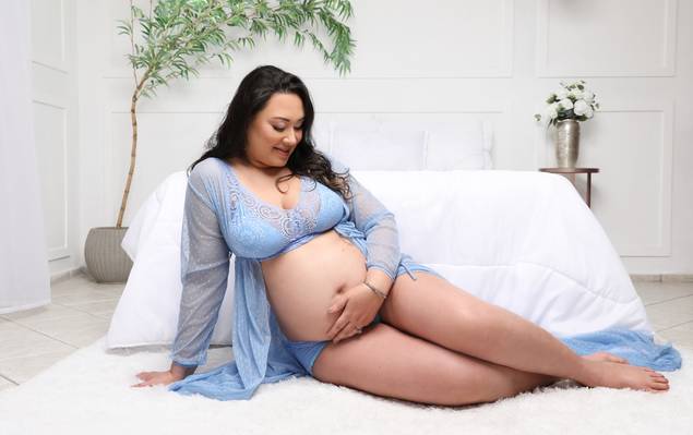 Gestante de Ensaio Gestante Daniela