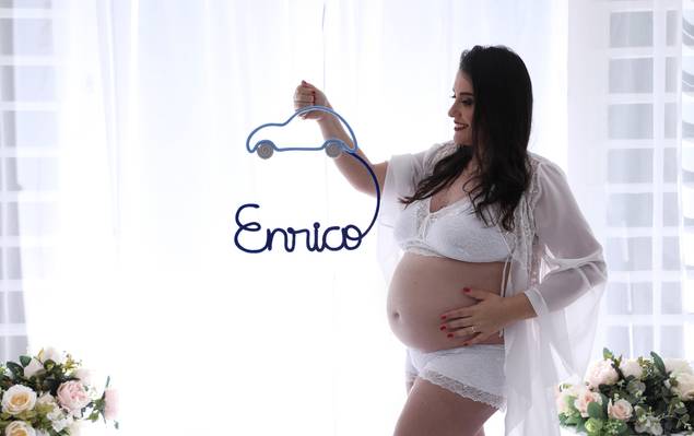 Gestante de A doce espera de Enrico