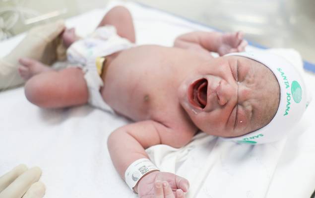 Fotografia de Parto de Nascimento Leonardo