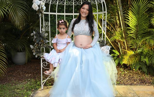 Gestante de Ensaio Gestante da Rita