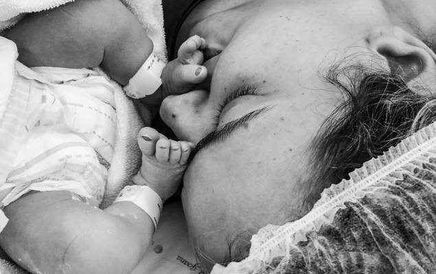 Fotografia de Parto de Nascimento Gustavo