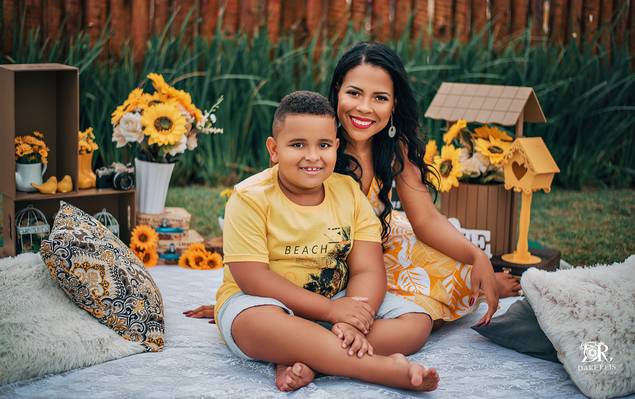 Família de Marina ensaio dia das Mães