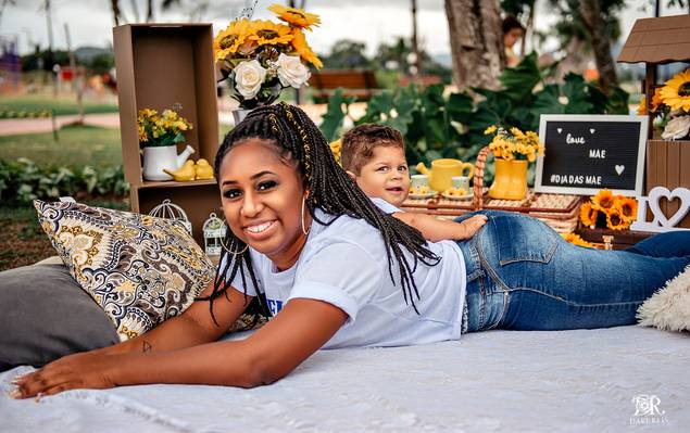 Família de Thais ensaio dia das mães