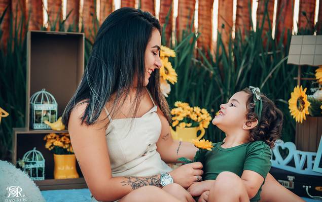 Família de Larissa dia das mães