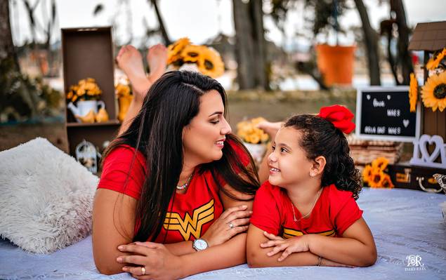 Família de Juliana ensaio dia das mães