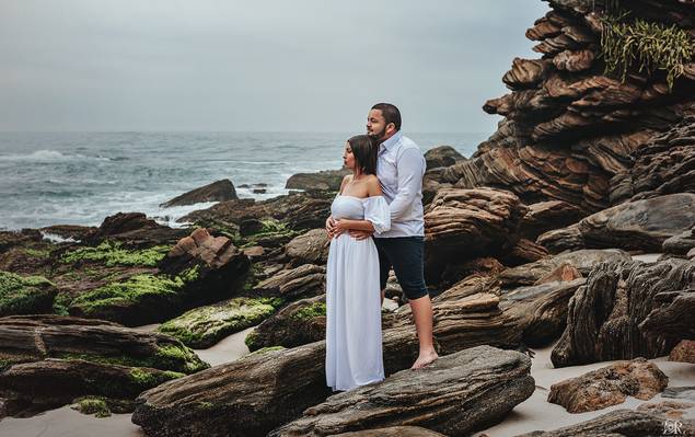 Casal de Pré Wedding de Yuri e Mariana
