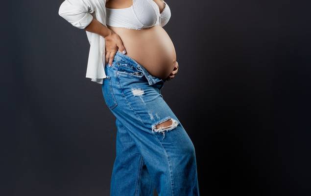 Gestante de A espera da Julia