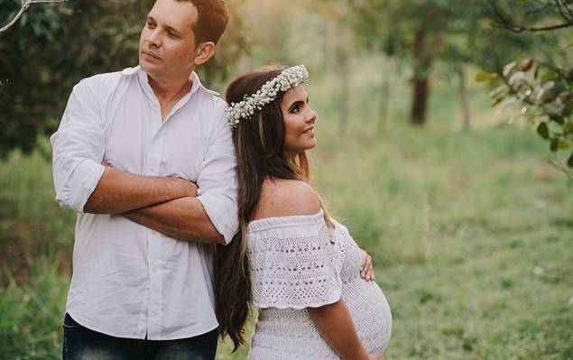 Ensaio Gestante de a espera de Gabriel