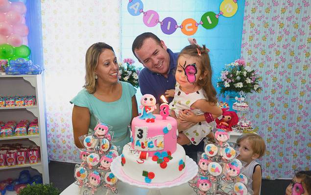 Aniversário de Alicia 3 aninhos
