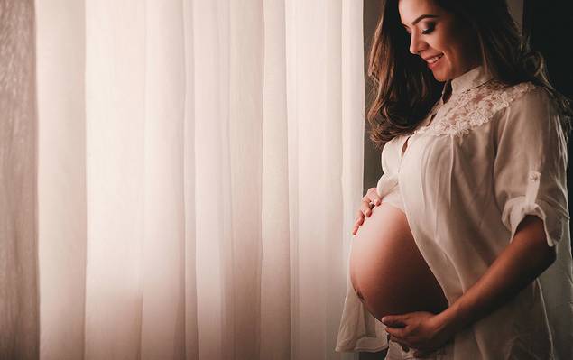 Ensaio Gestante de a espera de Isabella