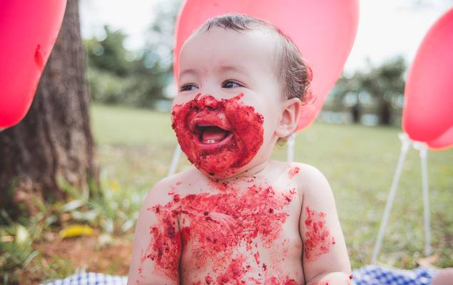 Família de Smash the cake - Miguel