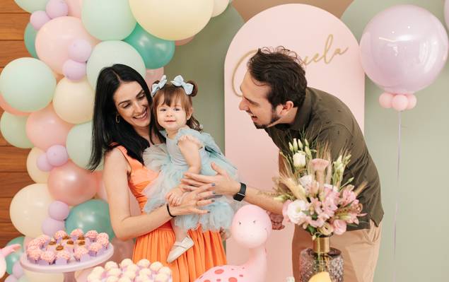 Família de Aniversário Gabriela - 1 Ano