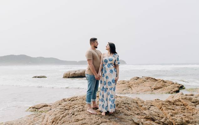 Pré Wedding de PRÉ WEDDING PRAIA DO ROSA MARIANE E JUNIOR