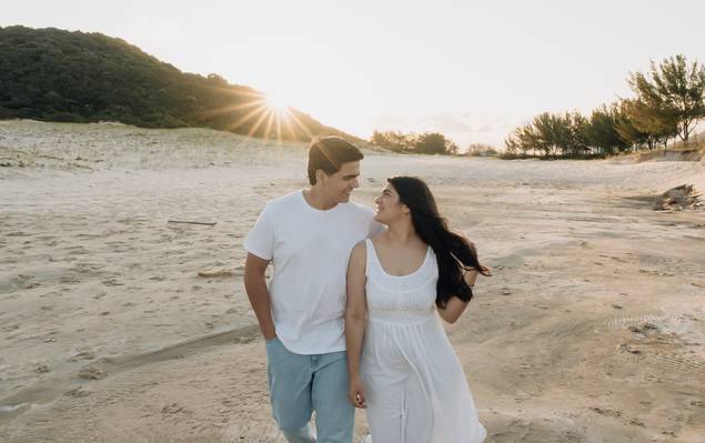 Pré Wedding de Pré Wedding em Laguna - SC - Maria e Luan 