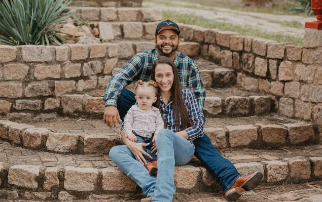 Família  de Laura - smash the cake