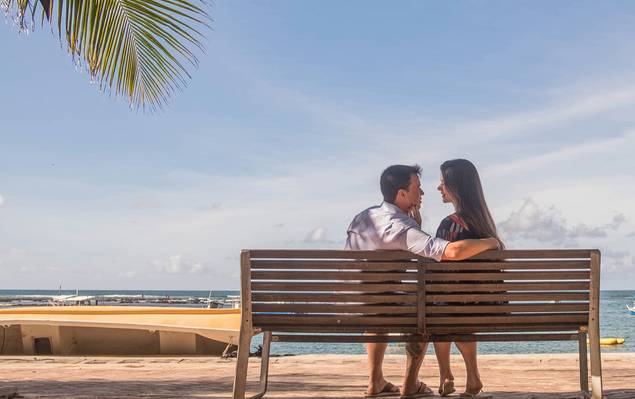Ensaios de casal de Saulo e Maene -  Ensaio de Casal em Praia do Forte