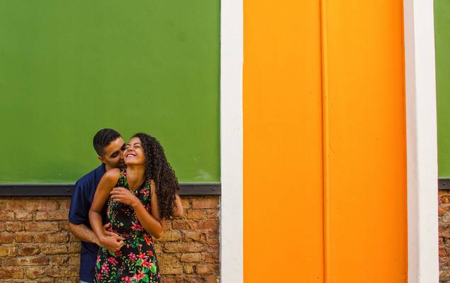 Ensaios de casal de Michel e Priscila