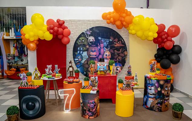 Aniversários de Celebração do Sétimo Aniversário do Vitor no Buffet Yoyo Kids  Sorocaba SP