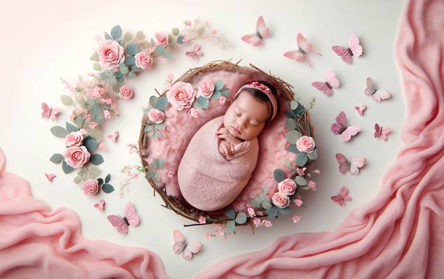Newborn de Aya Sofia - Primeiros Dias