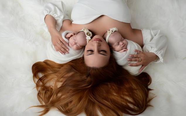 Newborn de Isadora e Isabela