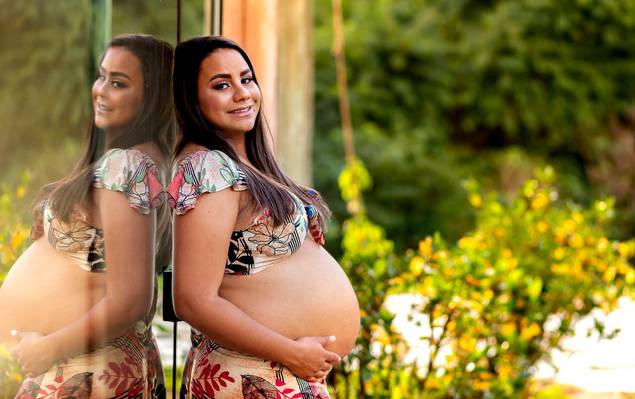 Gestante de A espera da Luísa