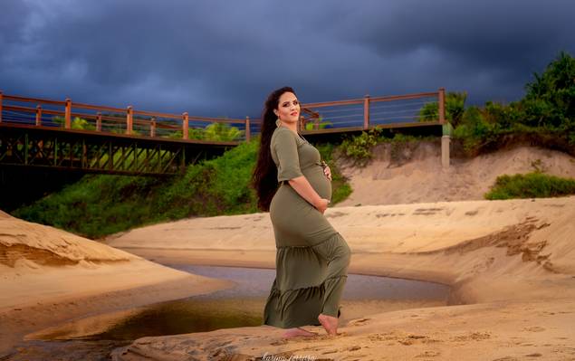 Gestante de Ensaio Gestante em Caraguatatuba/SP