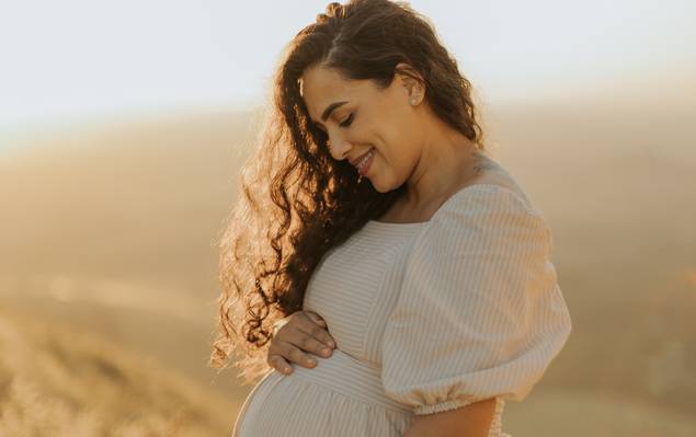 Gestante de Esperando Heloá 