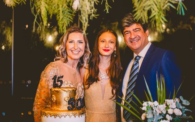 15 anos de Aniversário 15 anos Beatrice e 50 anos Ricardo 