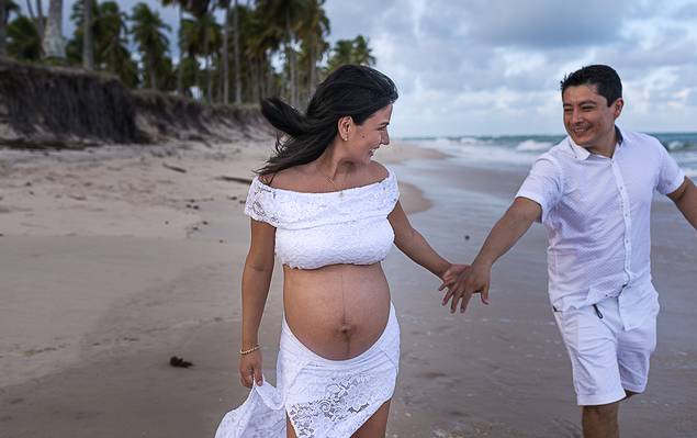 Ensaio Gestante de Vanessa e Jorge