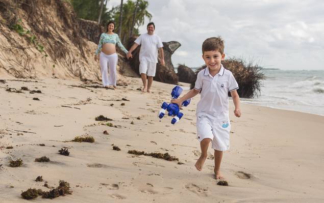 Ensaio Gestante de Julyana, Samuel e Caio
