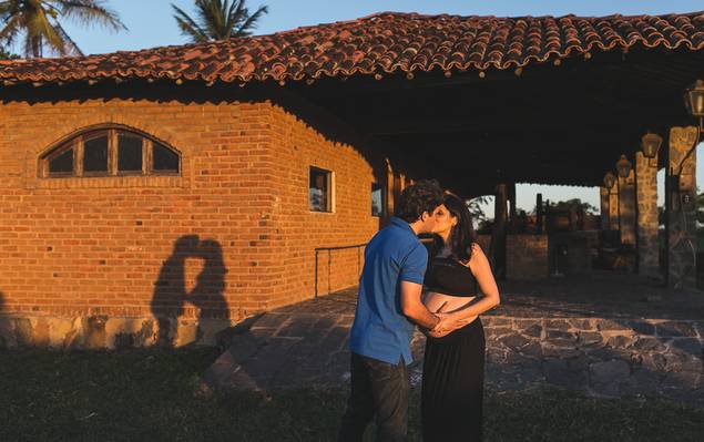 Ensaio Gestante de Mailla e Maurício