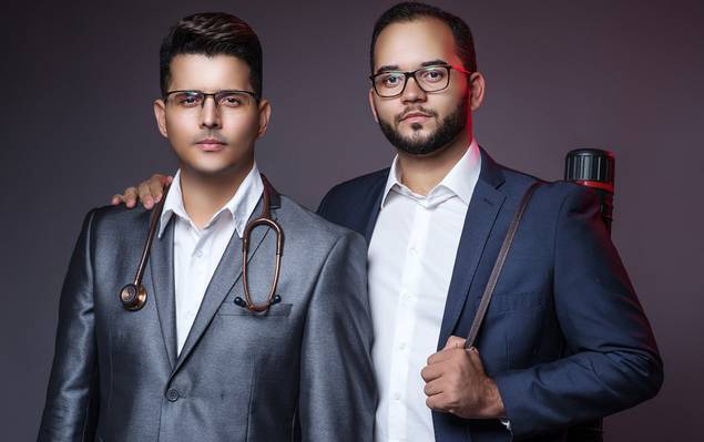 Retrato de Raul e Antônio