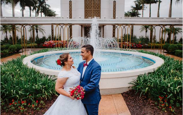 LDS Wedding  de Maria & Caim | Templo de São Paulo