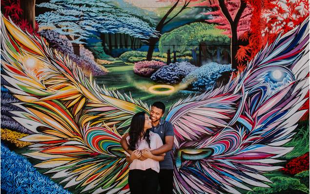 LDS Wedding  de Jaqueline & Miguel | Pré-Wedding no Beco do Batman