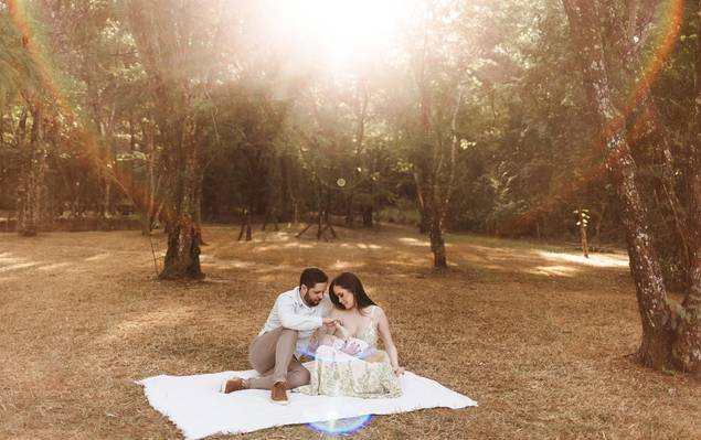 Família de Marilia, Arthur e Gabriel