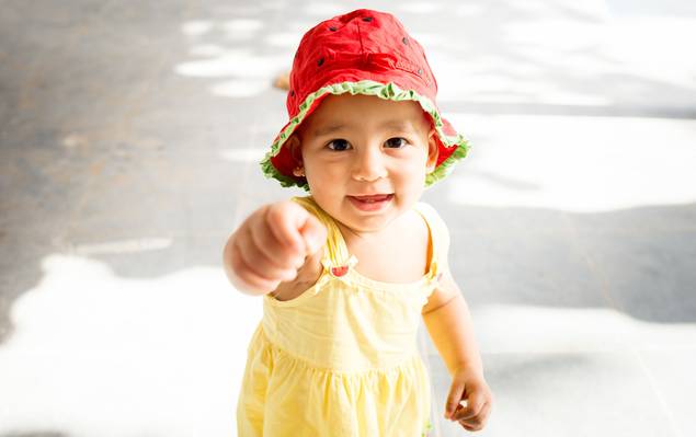 Ensaio infantil externo de Ágatha