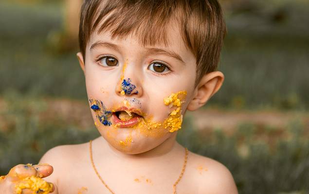 Ensaio Infantil de Smash The Cake - Theo 