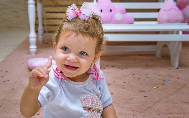 Aniversário Infantil de Aniversário Infantil 1 Ano - Esther 