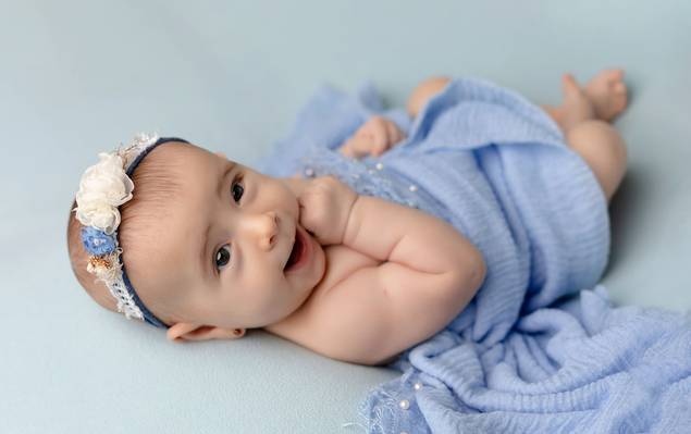 Acompanhamento de bebês de Ensaio do bebê - 3 meses