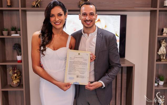 Casamento de Casamento | Casamento Cívil | Jaque e Djovany Oltramari