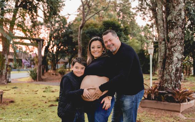 Ohana Família de Fotografia de Família | Ensaio Gestante | A espera do Antônio