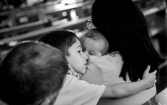 Ohana Família de Fotografia de Família | Batizado do Valentim