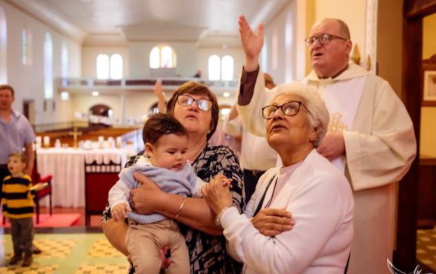 Ohana Família de Fotografia de Família | Batizado Martin