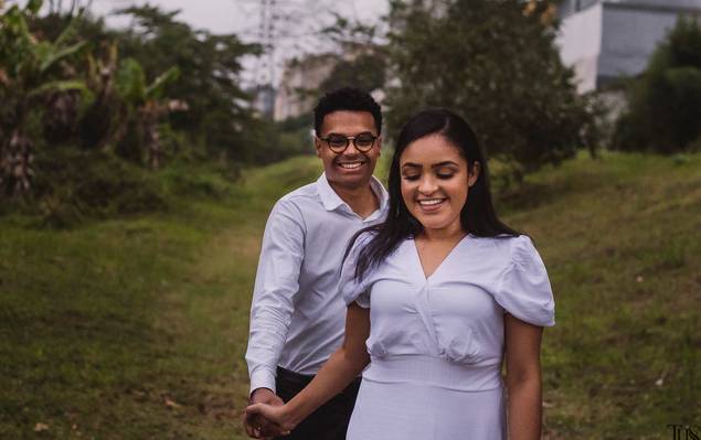 Casais de Ensaio de casal Yara e Samuel